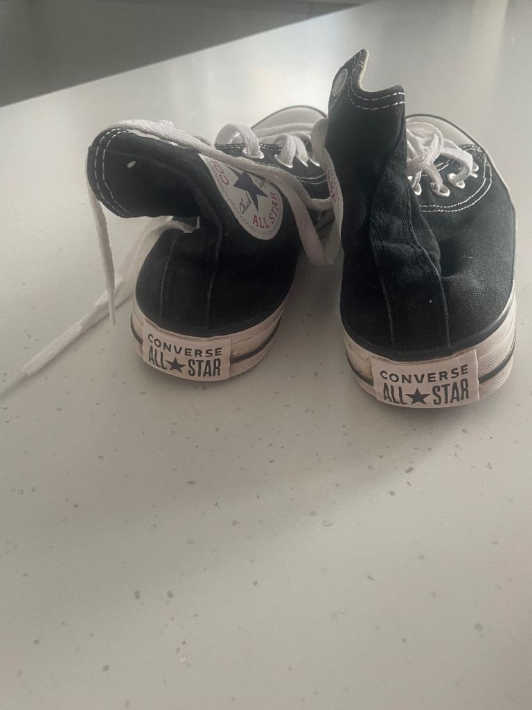 Black converse size uk 5.5