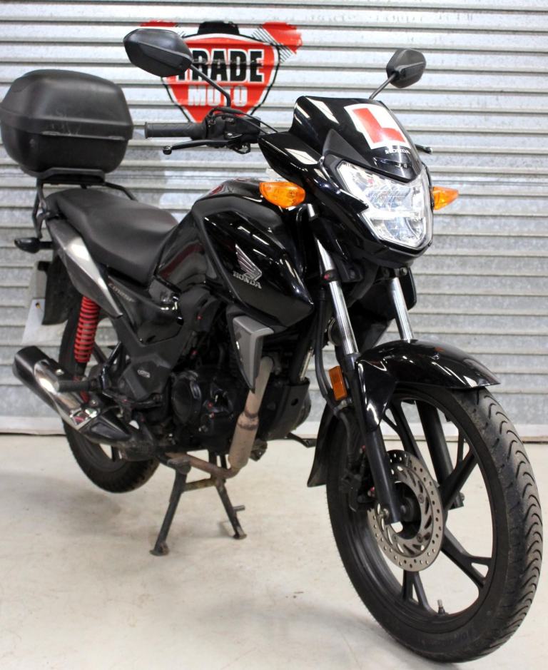 2023 23 HONDA CBF 125 M-M CB 125 F CB125F BLACK HPI CLEAR TRADE SALE NEW MOT 12K