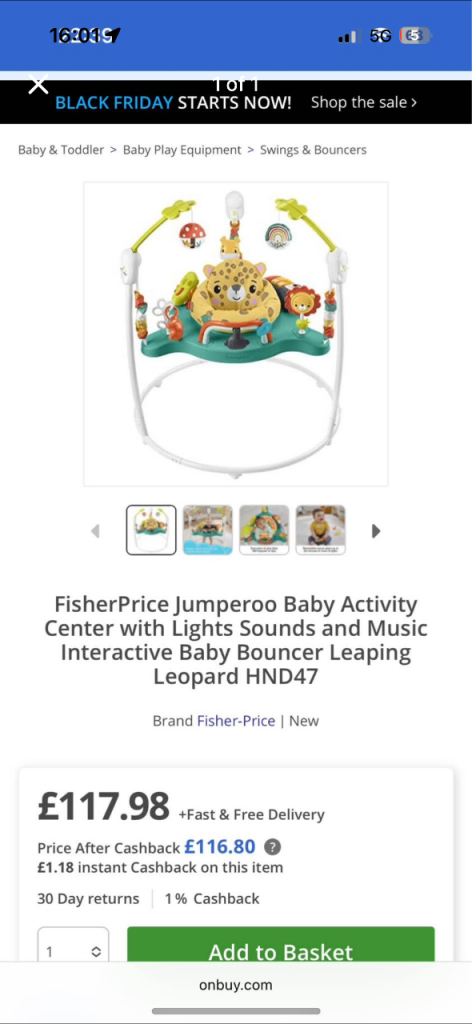 Baby safair jumperoo
