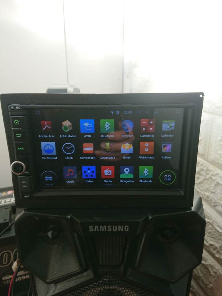 Duble din touch screen multimedia android stereo 