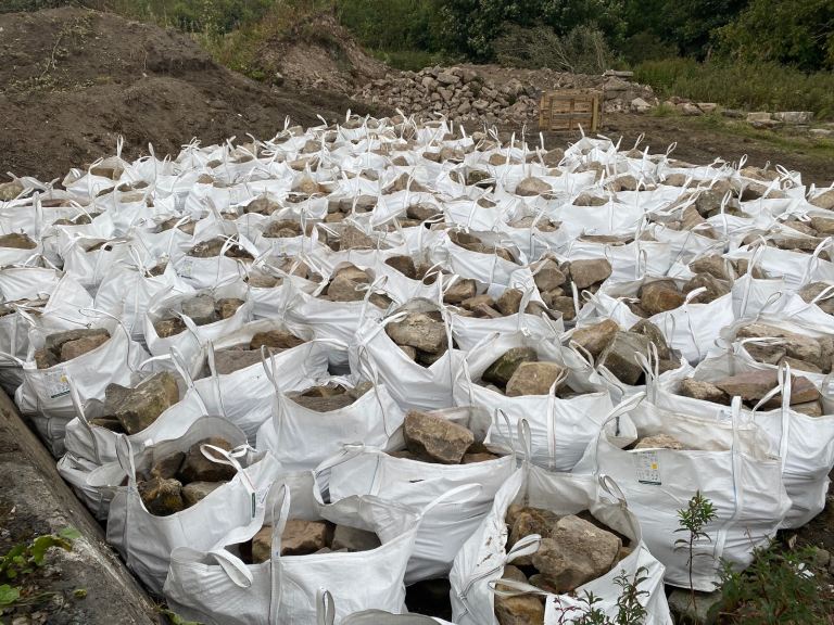 Reclaimed quality sandstone