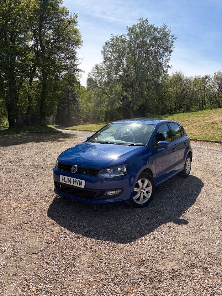 VW POLO 1.2 PETROL 5DR BLUE - FRESH MOT - ENGINE @54K