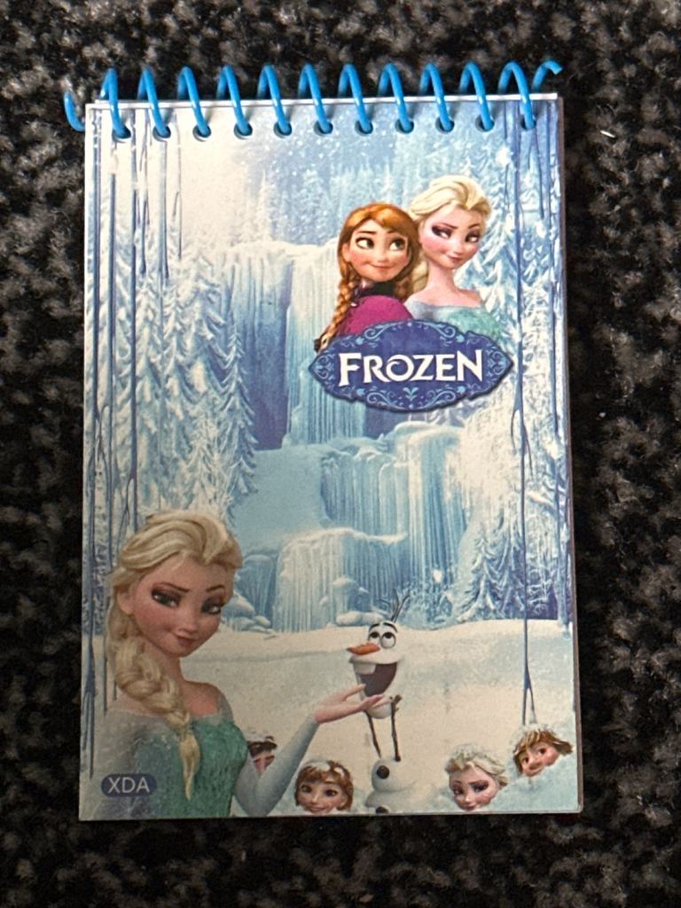 frozen notepad 