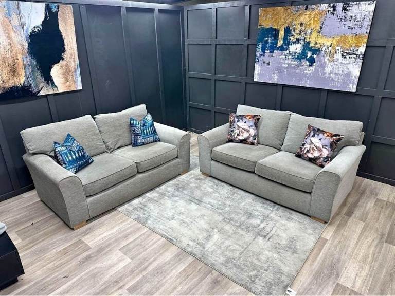 Comfy Luxury Dylan Corner Sofa & 3-2 Sofa Set 🌈 25% Discount Free Delivery **