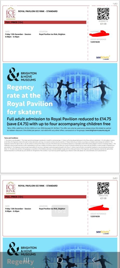 Ice skating Brighton 