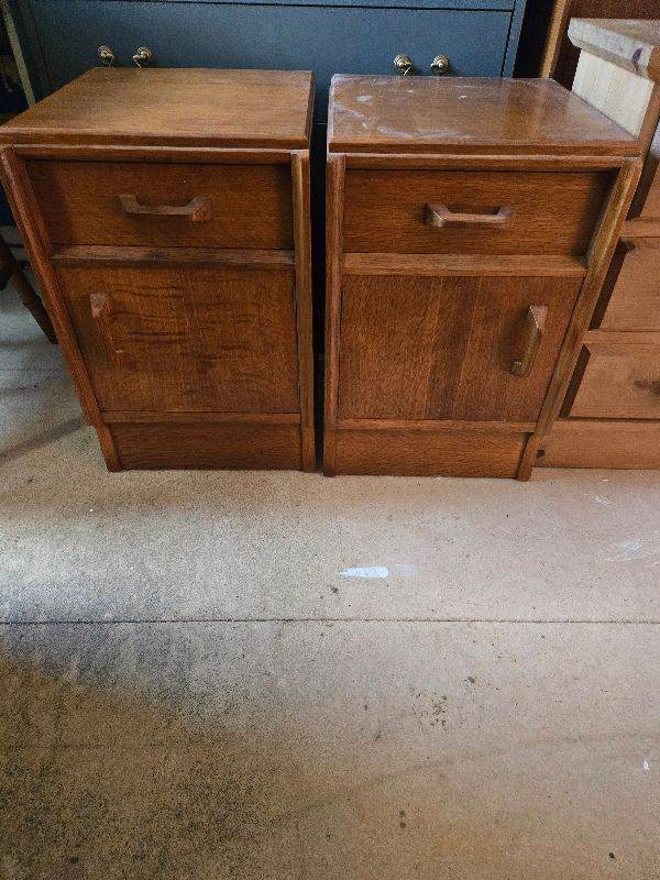 Vintage G-Plan Bedroom Set – Wardrobe + Chest + Pair of Bedside Cabinets