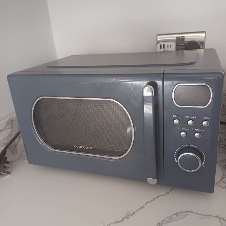 COOKOLOGY Grey Microwave Oven - Brand New in Box