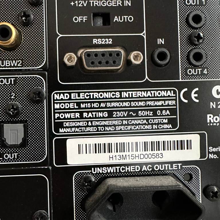 NAD Masters Series M15 HD - Pre Amplifier / Processor - 7.2 Channel - Titanium