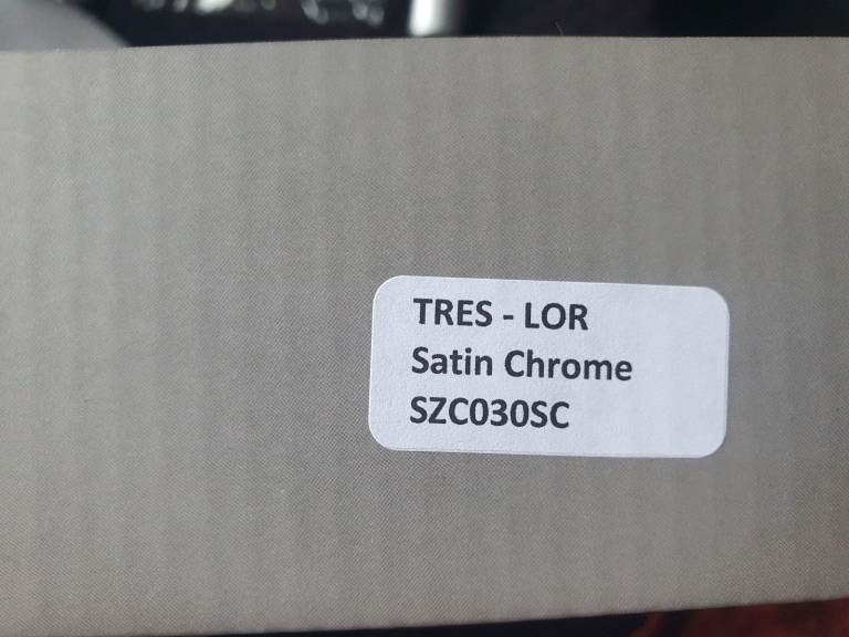 Satin chrome handles 