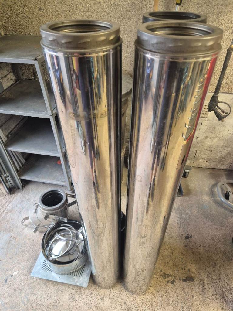 6inch twin wall flu pipe