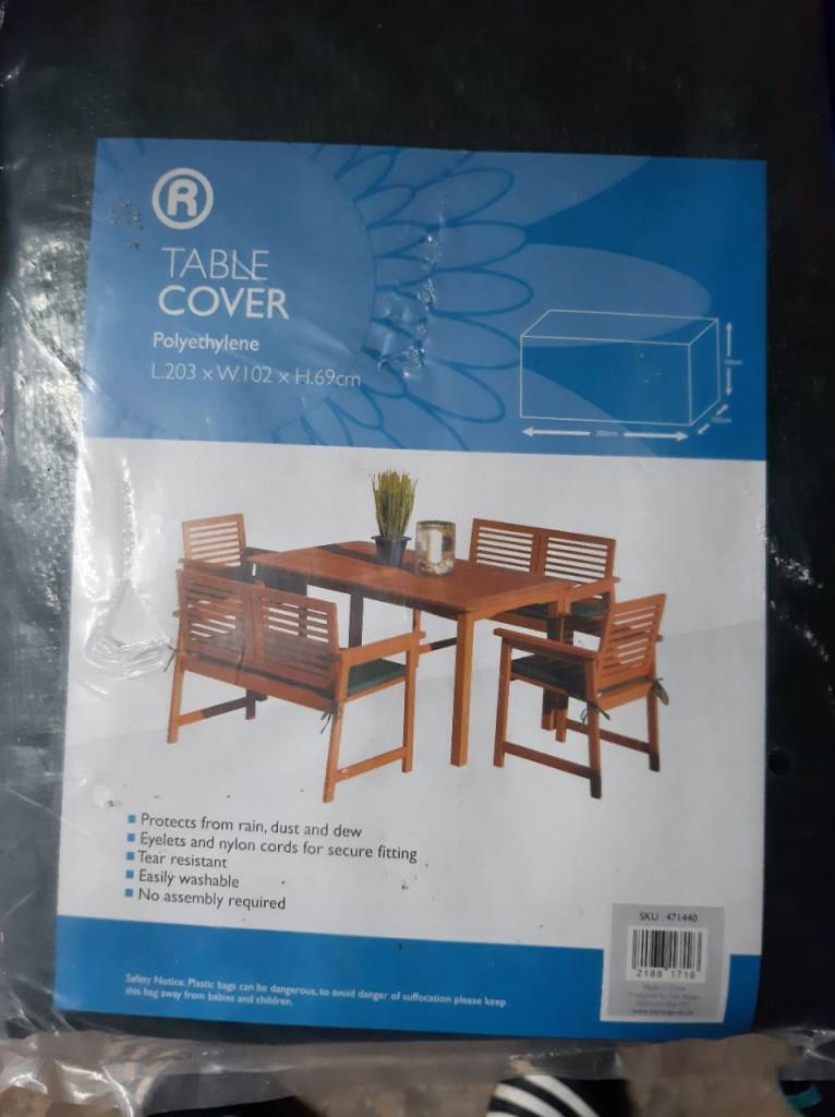 Outdoor table cover