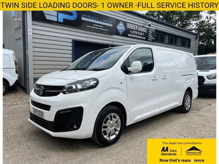 2020 Vauxhall Vivaro Turbo D 2900 Sportive Panel Van Diesel Manual