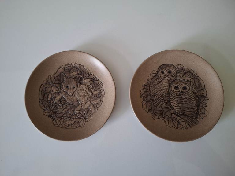 Poole Pottery Plates x2