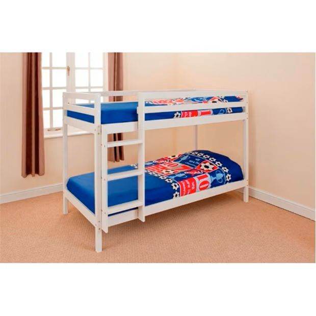 Pine white bunk beds 
