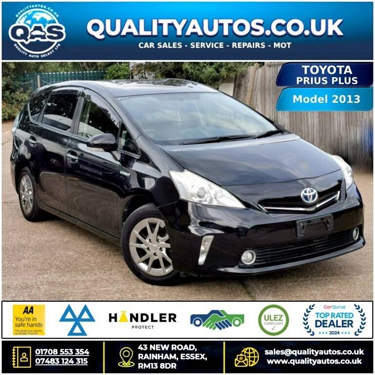 2013 Toyota Prius TOYOTA PRIUS PLUS HYBRID 1.8 AUTO ULEZ 13-63 FRESH IMPORT VERIFIED MILES , MPV ...