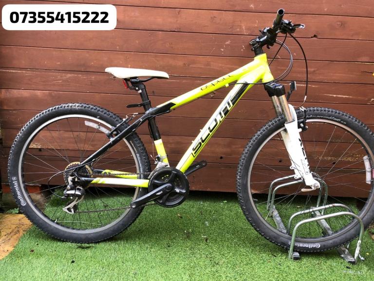 Scott aspect 50 mountain bike, (Bright yellow) adults frame. 26” wheels