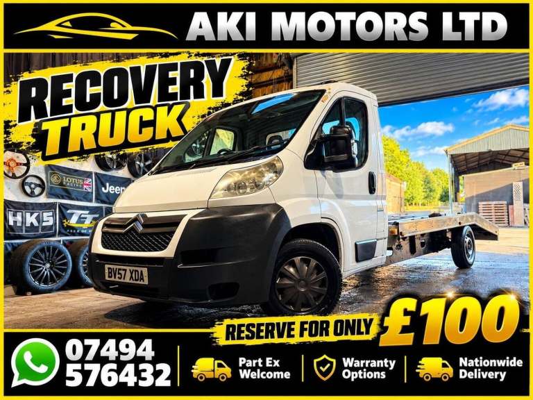 2007 Citroen Relay 2.2 HDi 35 L3 2dr Chassis Cab Diesel Manual