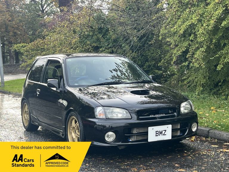 1999 Toyota Starlet GLANZA V 1.3 TURBO RECARO 3DR  Hatchback Petrol Manual