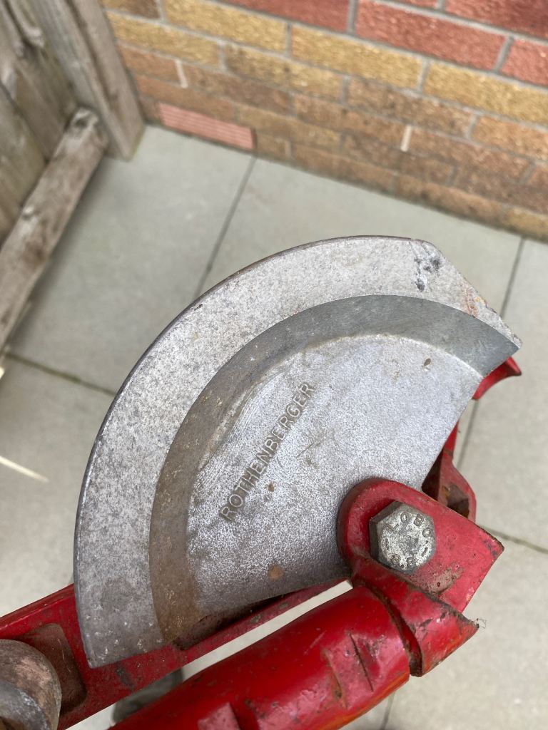 ROTHENBERGER LEVER PIPE BENDER 15 & 22MM