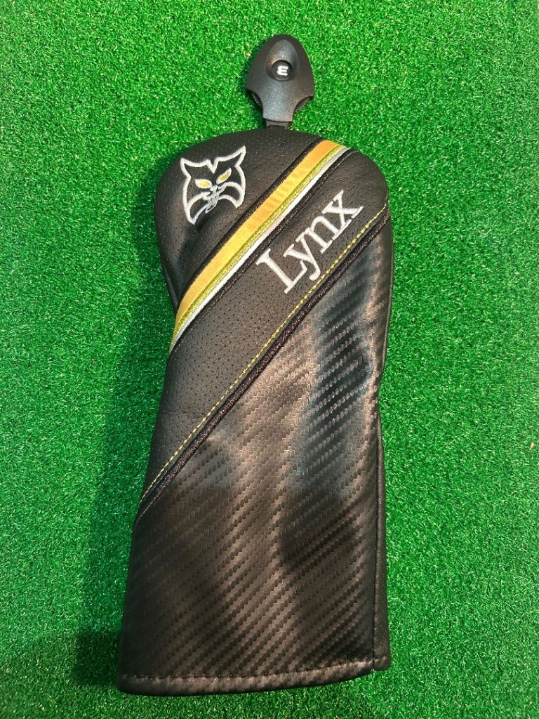 * BRAND NEW * LYNX Black Cat FAIRWAY WOOD HEADCOVER w/2.3.4.5.7.X. club tag.