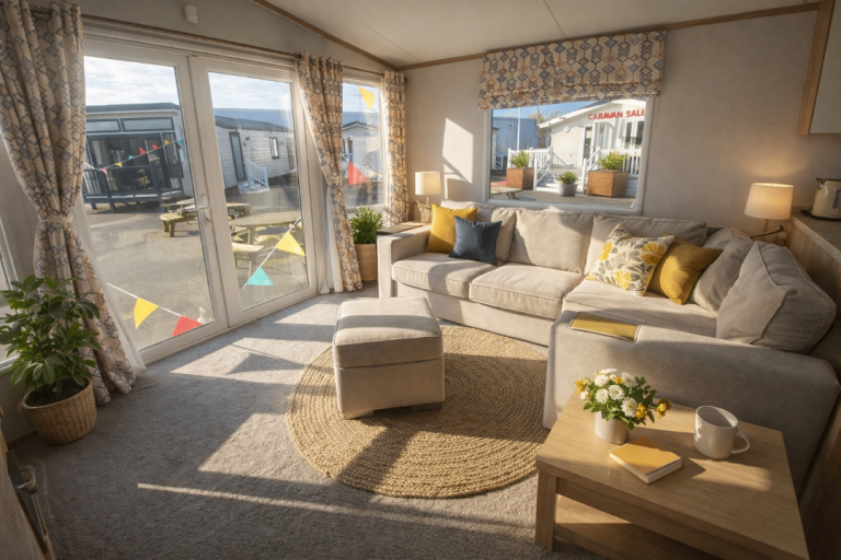 3 Bedroom Caravan For Sale at Butlin’s. Free 2026 Site Fees. 