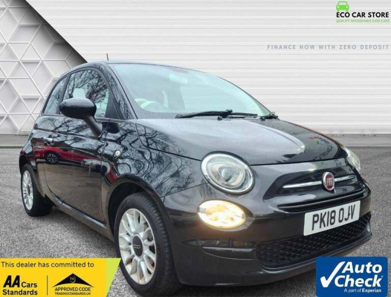 2018 Fiat 500 1.2 ECO Pop Star Hatchback 3dr Petrol Manual Euro 6 (s/s) (69 bhp) Hatchback Petrol...