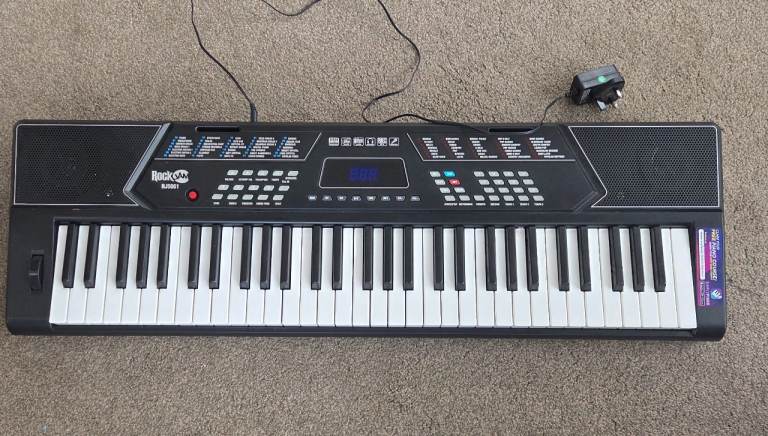 RockJam RJ5061 61-Key Digital Piano Keyboard – Good Condition