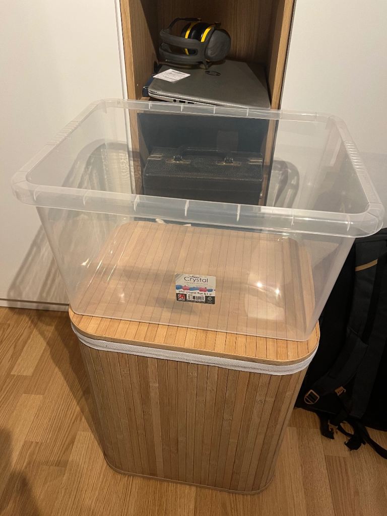 Storage boxes x 3