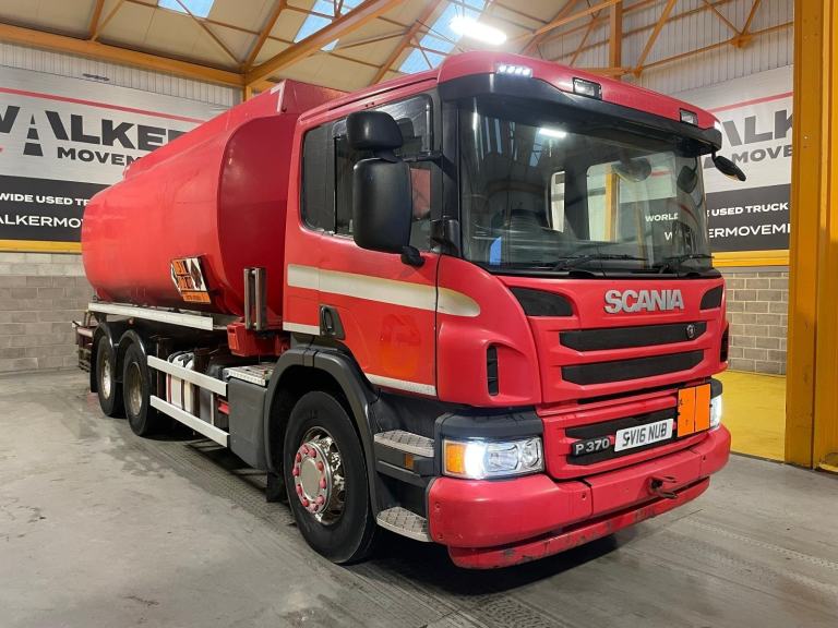 SCANIA P370 *EURO 6* 6X4, 20,000 LTR ALUMINIUM FUEL TANKER - 2016 - SV16 NUB