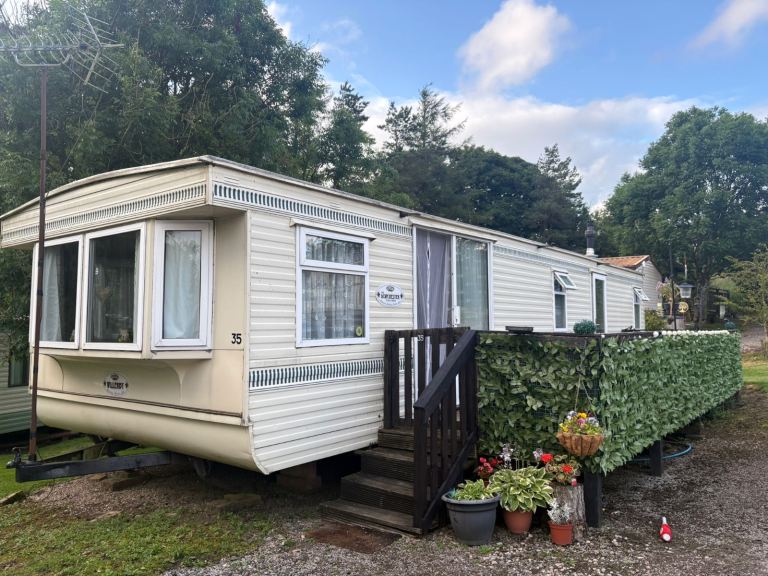 Static caravan. Holiday home  caravan 