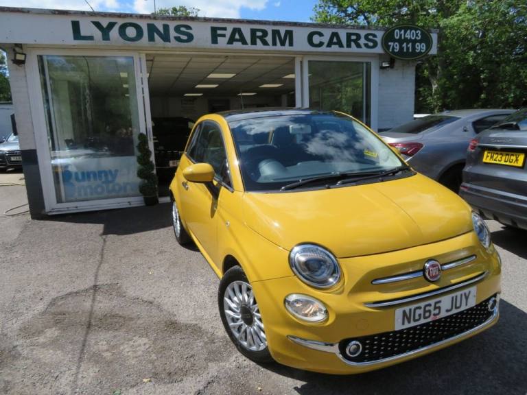 2016 65 FIAT 500 1.2 LOUNGE HATCHBACK 3DR PETROL MANUAL EURO 6 (S/S) (69 BHP)