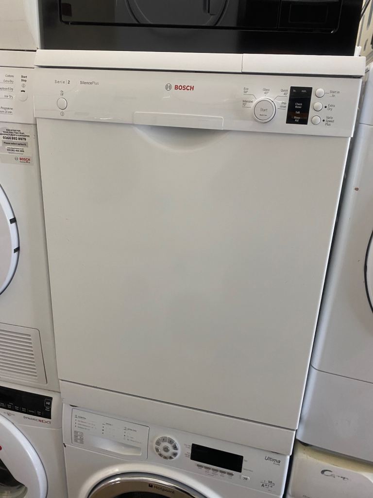 🚚✅WHITE BOSCH FULLY CLEANED AND WORKING DISHWASHER £135 DELIVERY AVAILABLE 