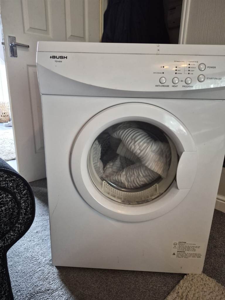 Bush Tumble Dryer – White, Good Condition