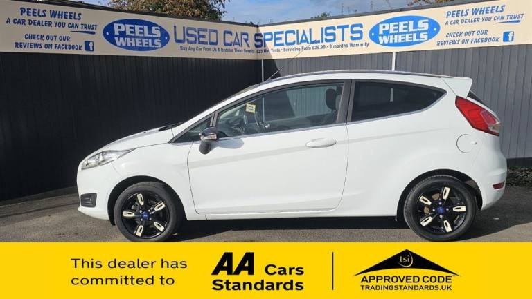 2016 66 FORD FIESTA 1.25 ZETEC WHITE EDITION HATCHBACK 3DR PETROL
