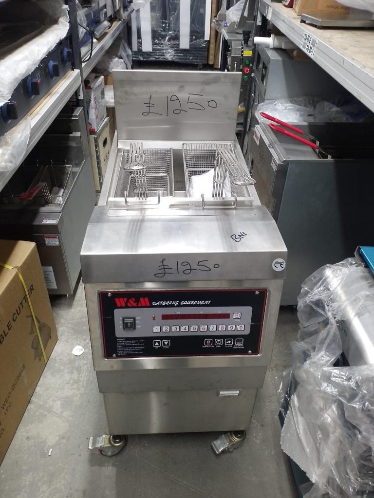 Commercial gas fryer digital control chips fryer new