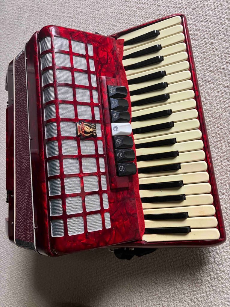 Accordion Parrot 96 bass good condition with case