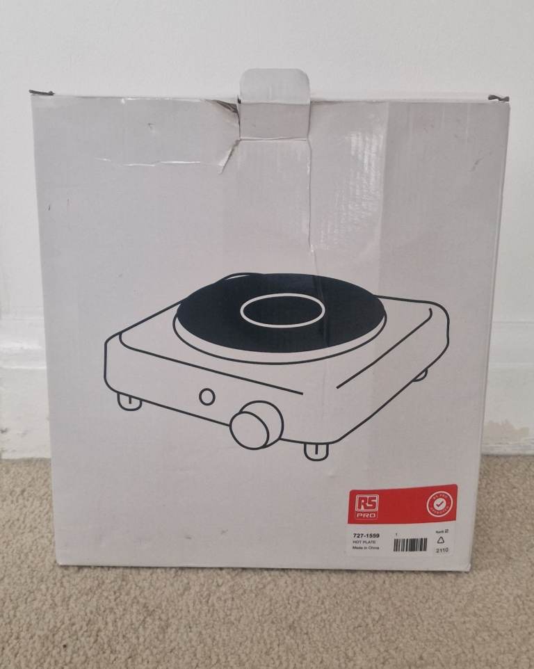 RS PRO Single Electric Hot Plate – Brand New in Box