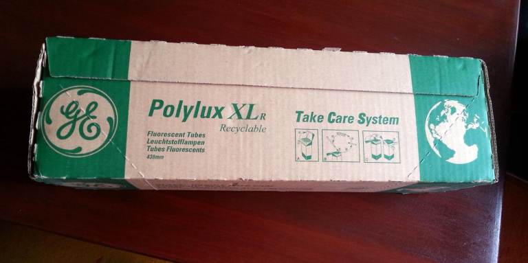 New GE Polylux XLr Fluorescent Tubes - F15W/840 Cool White