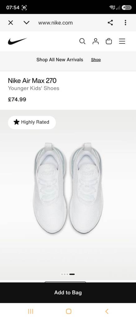 Nike trainers 10.5 children 