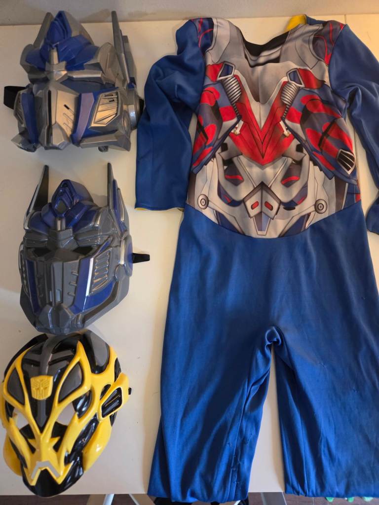 Transformers - reversible Optimus Prime and Bumblebee Dress Up Suit ...