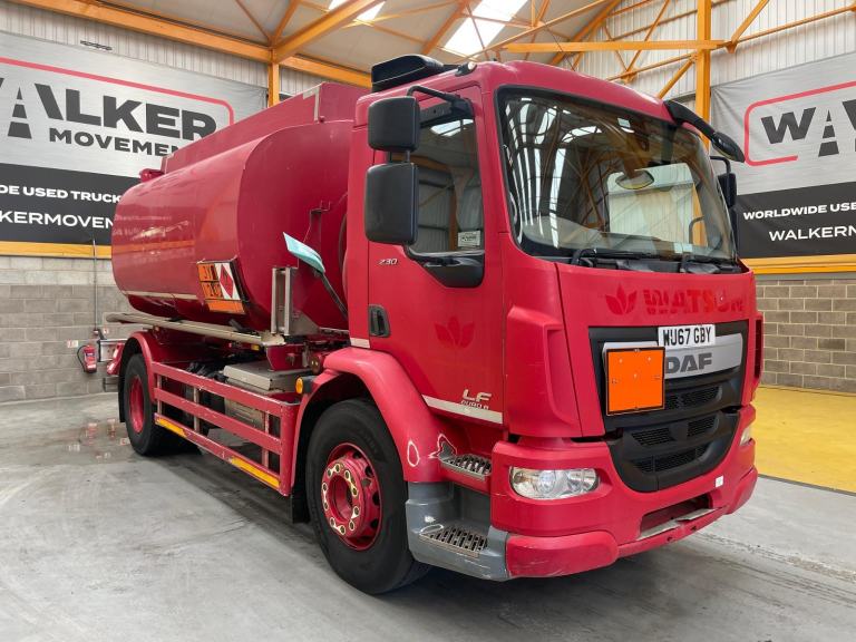 DAF LF230 *EURO 6* 4X2 13,000 LTR ALUMINIUM FUEL TANKER - 2018 - WU67 GBY