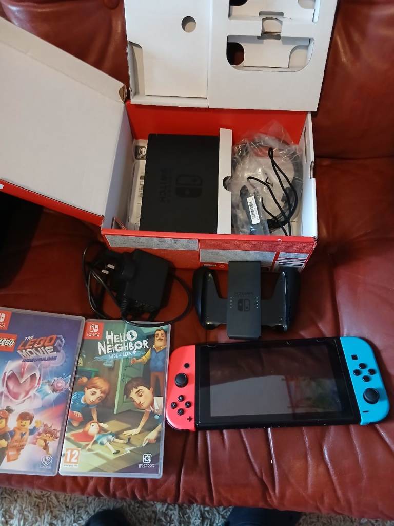 Nintendo Switch with games 