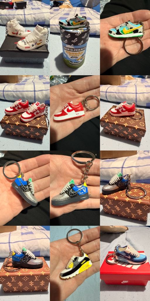 Sneaker keyrings 