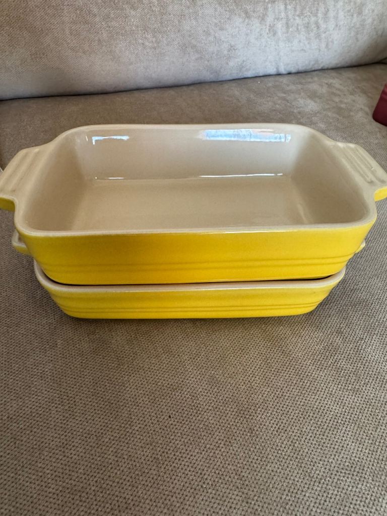 Le Creuset Mini Rectangular Oven Dishes – Yellow