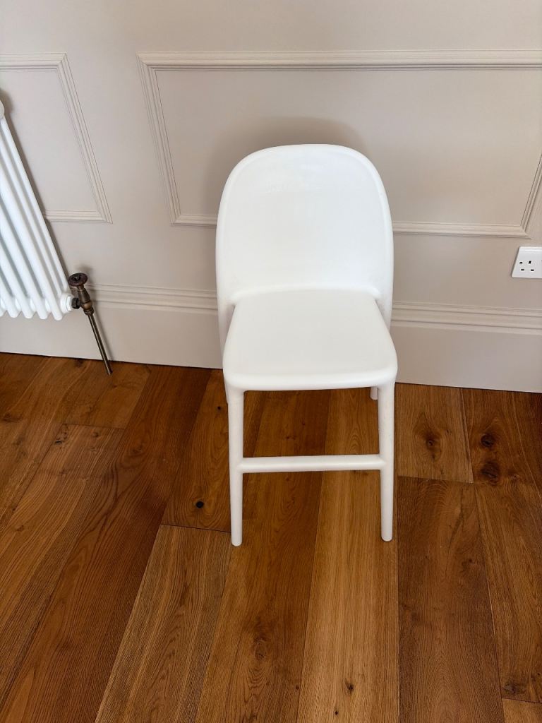 Ikea Urban white plastic toddler chair 
