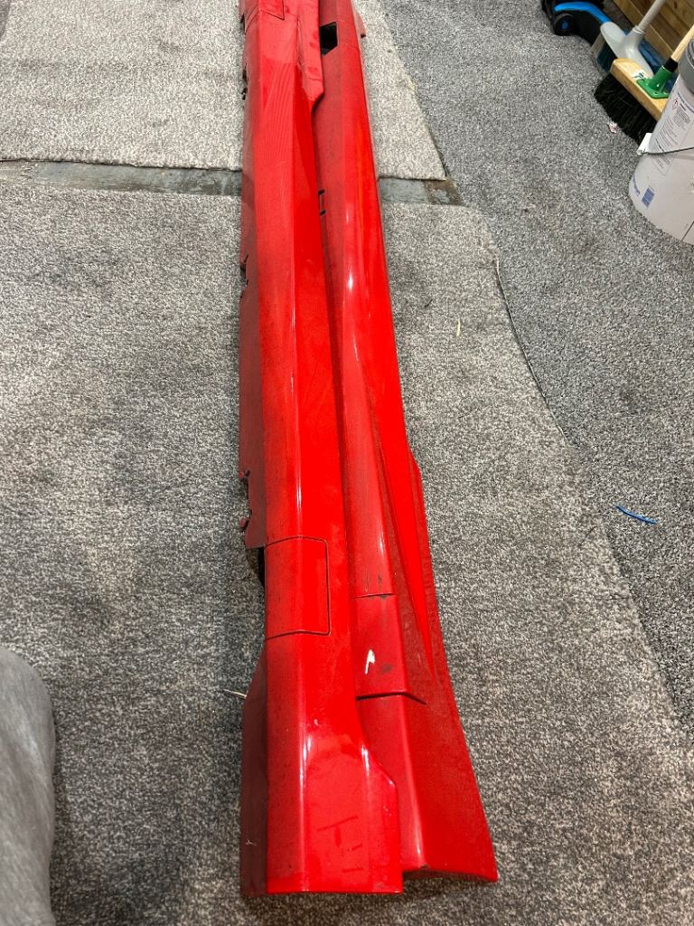 Fiesta side skirts and front valance trim 