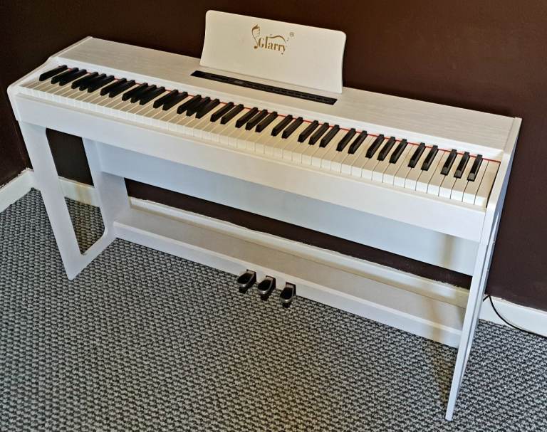 White Digital Piano