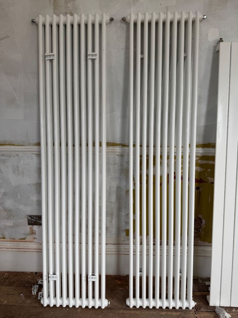 White column radiators