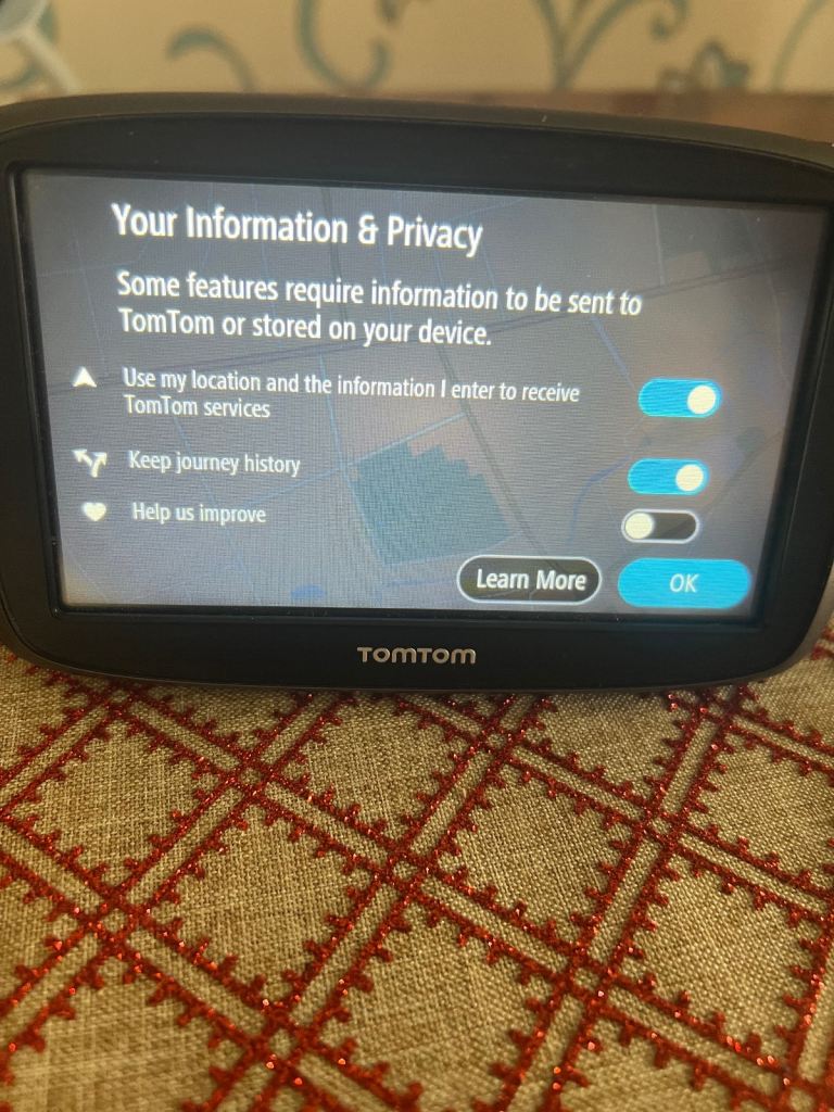 GPS TomTom fully functional reduced to clear