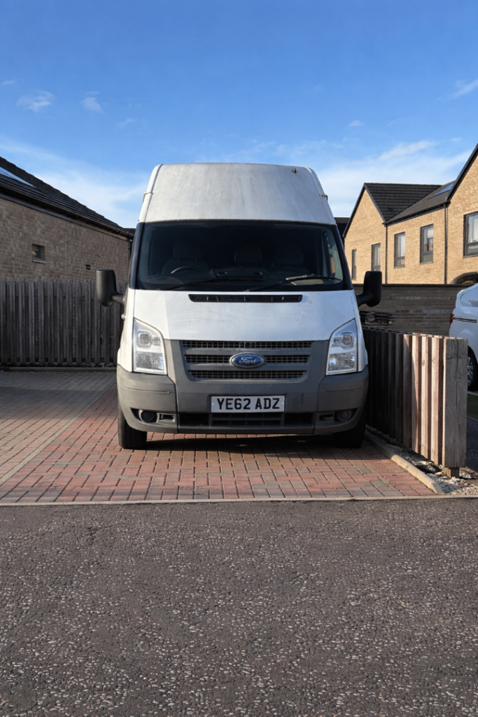 Transit van half converted into caper van for Sale also empty so can be converted back easily 